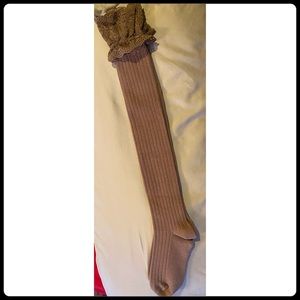 Tall Boot Socks with Lace